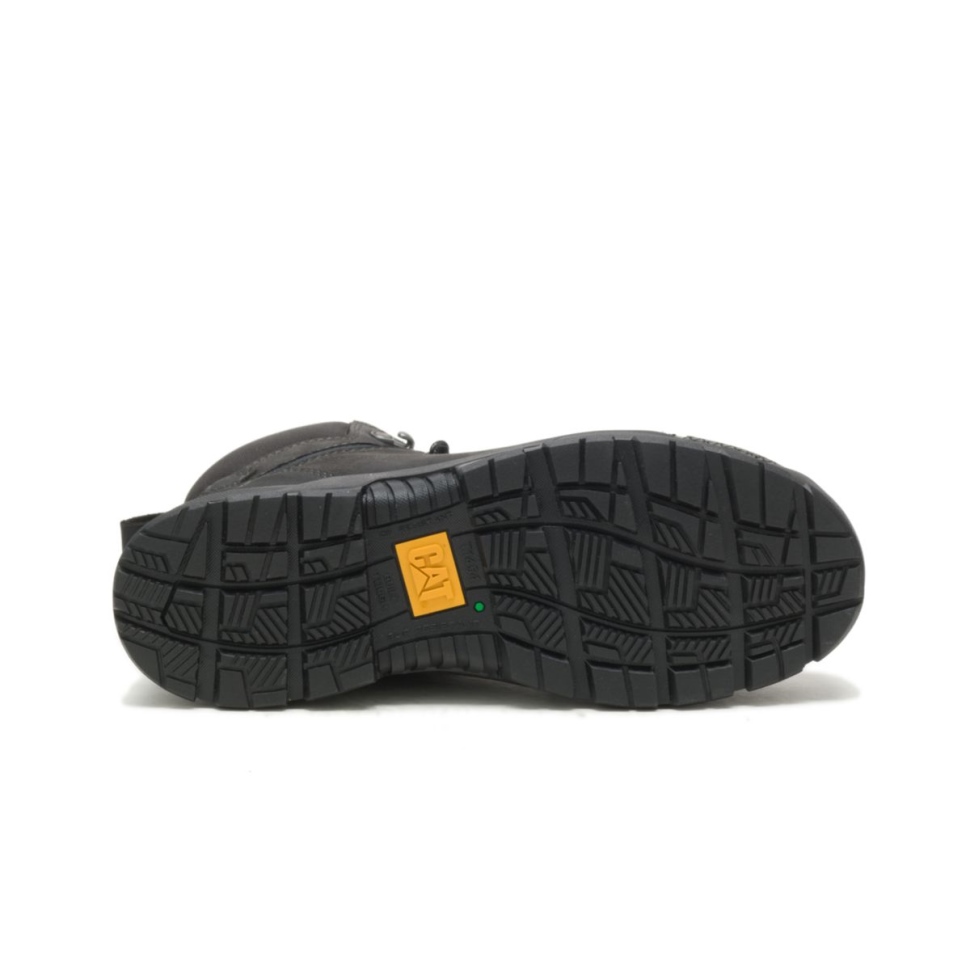 Kat Fodtøj Herre Medskyldig X Vandtæt Stål Tå Csa Arbejdsstøvle Sort