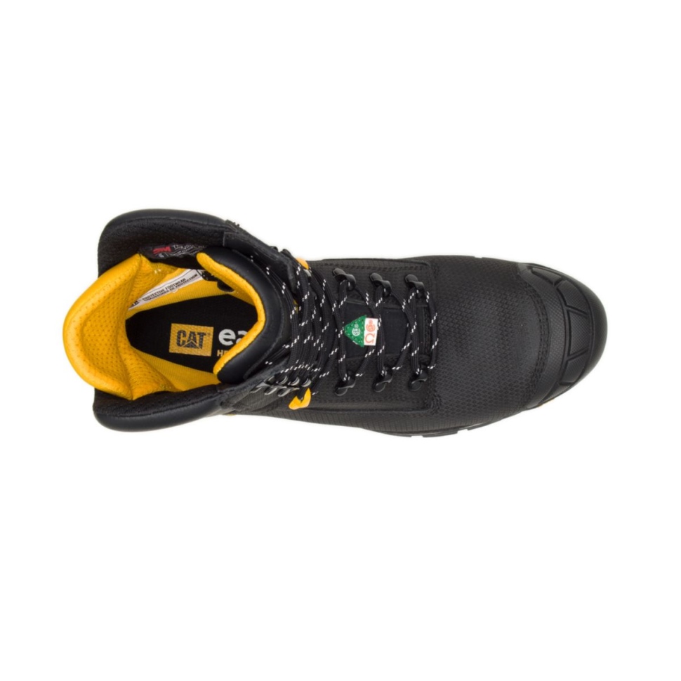 Kattefodtøj Herregravemaskine Lt 8” Vandtæt Tx Composite Tå Csa Arbejdsstøvle Sort