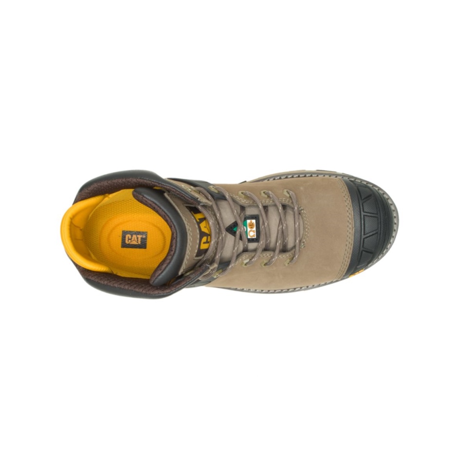 Kattefodtøj Til Mænds Gravemaskine Superlite Vandtæt Carbon Komposit Tå Csa Arbejdsstøvle Bungee Ledning