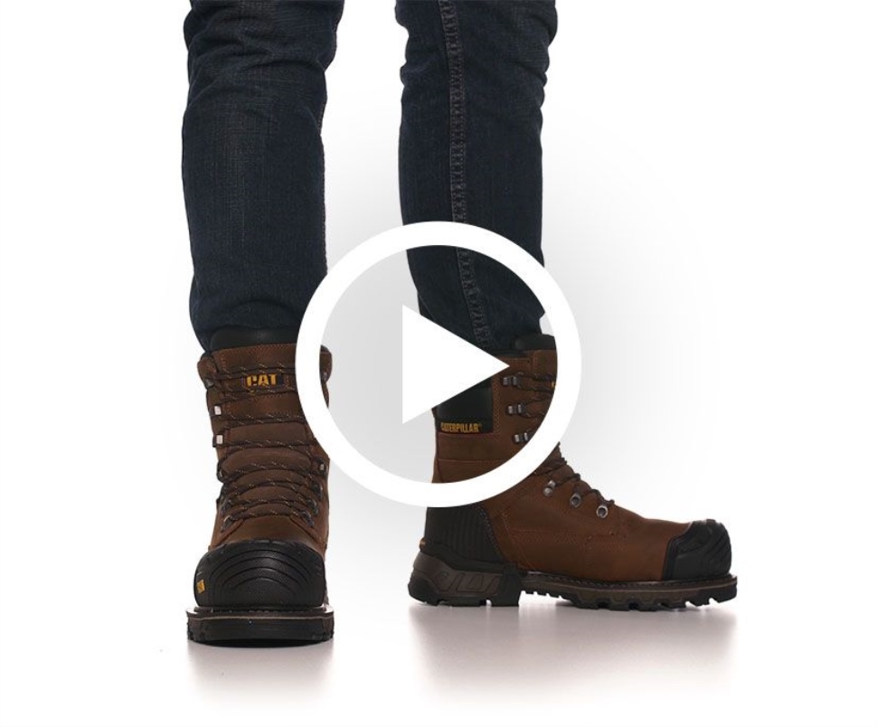 Kattefodtøj Herregravemaskine Xl 8” Wp Tx Ct Csa Arbejdsstøvle Mørkebrun