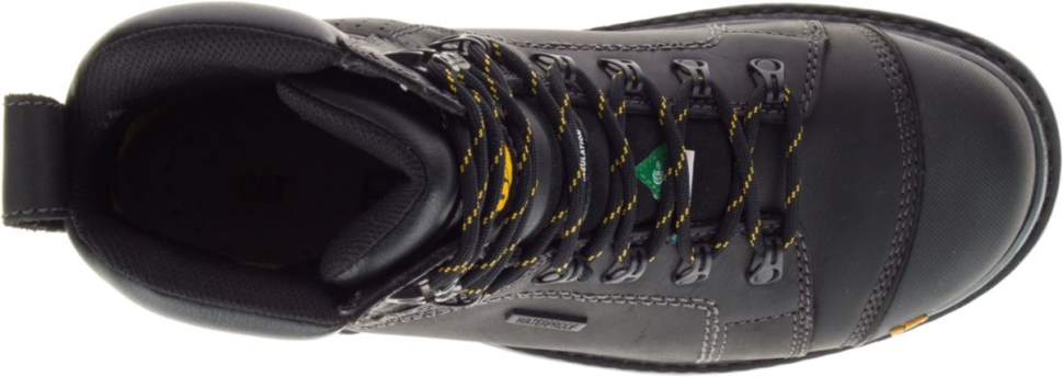 Kattefodtøj Mænds Hauler 6” Vandtæt Komposit Tå Arbejdsstøvle Sort