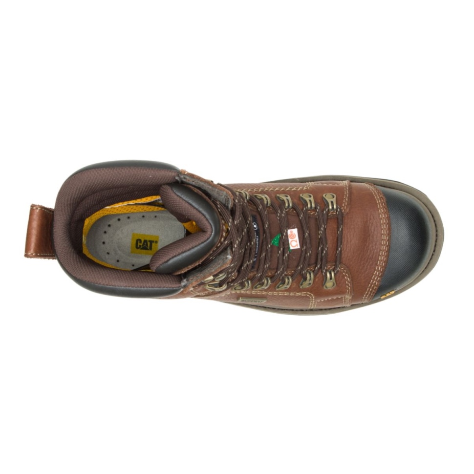 Kattefodtøj Mænds Hauler 8” Vandtæt Komposit Tå Csa Arbejdsstøvle Eg