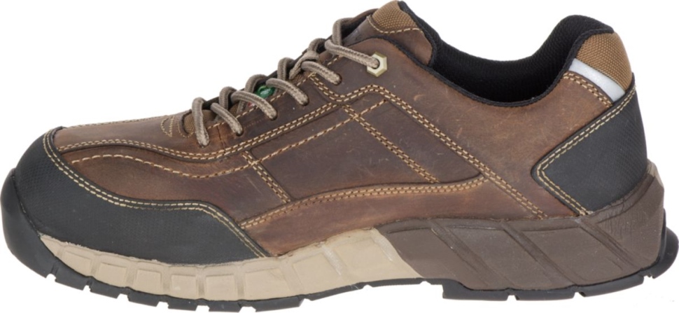 Kat Fodtøj Herre Strømline Læder Csa Komposit Tå Arbejdssko Mørk Beige