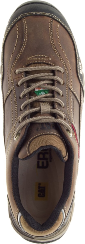 Kat Fodtøj Herre Strømline Læder Csa Komposit Tå Arbejdssko Mørk Beige