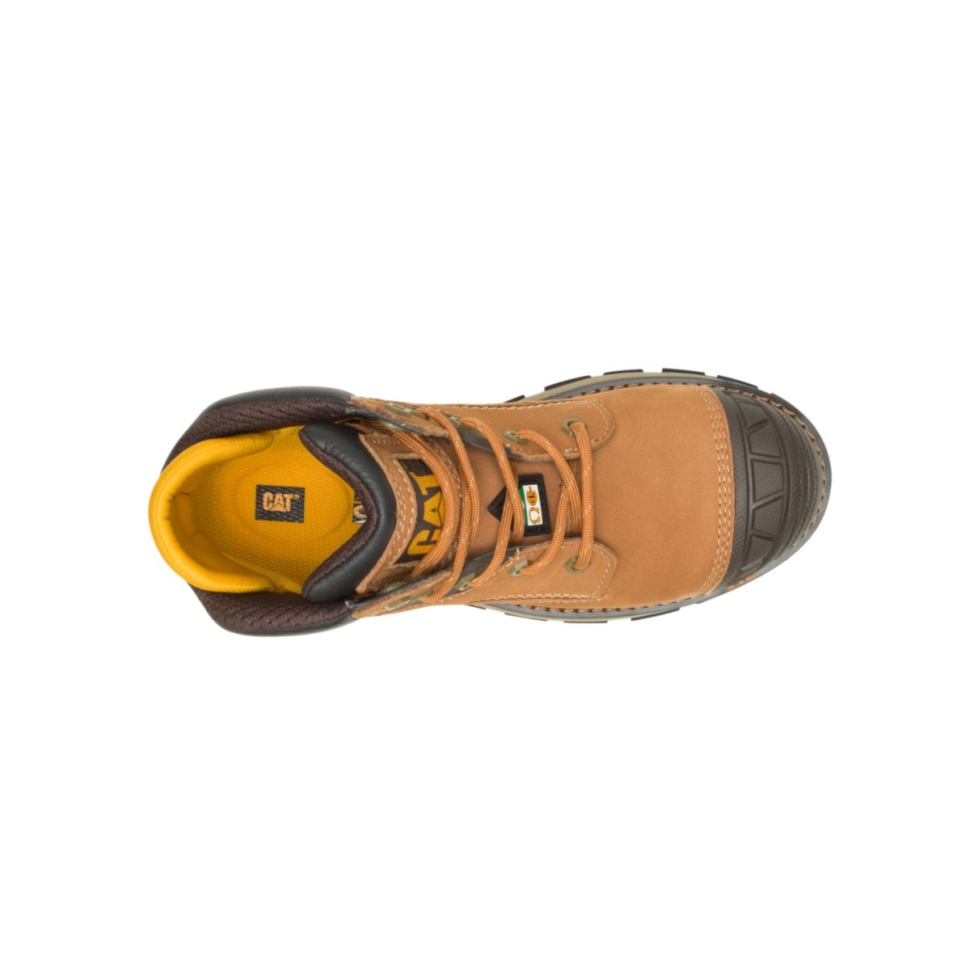 Kattefodtøj Damegravemaskine Superlite Vandtæt Carbon Komposit Tå Csa Arbejdsstøvle Sudan Brun