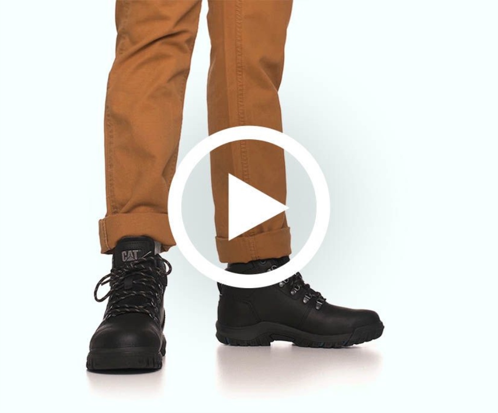 Kattefodtøj Dame Mae St Vandtæt Csa Arbejdsstøvle Sort